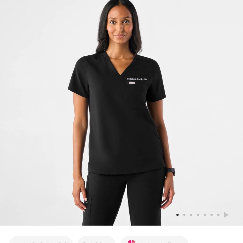 Figs V-Neck Catarina One Pocket Scrub Top